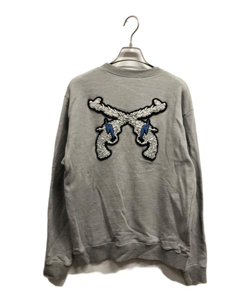 roarguns（ロアーガンズ）roarguns (ロアーガンズ) CORDURA FLEECE DUNKWELL/roargunsスウェット グレー サイズ:1の古着・服飾アイテム