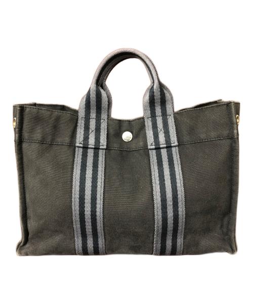 HERMES（エルメス）HERMES (エルメス) エールラインPM トートバッグ グレーの古着・服飾アイテム