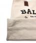 中古・古着 BALLY (バリー) キャンバストートバッグ アイボリー：8000円