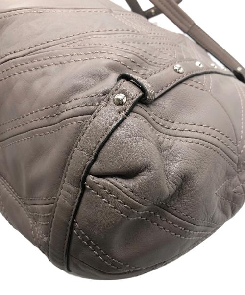 COACH（コーチ）COACH (コーチ) ステッチド ロゴトートバッグ ブラウンの古着・服飾アイテム
