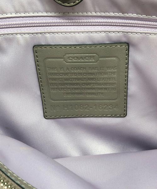 COACH（コーチ）COACH (コーチ) ステッチド ロゴトートバッグ ブラウンの古着・服飾アイテム