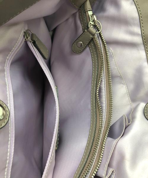 COACH（コーチ）COACH (コーチ) ステッチド ロゴトートバッグ ブラウンの古着・服飾アイテム