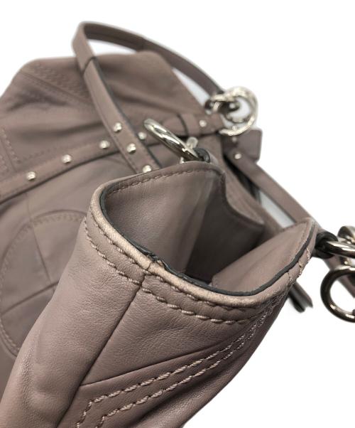 COACH（コーチ）COACH (コーチ) ステッチド ロゴトートバッグ ブラウンの古着・服飾アイテム