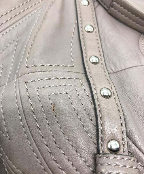 COACH（コーチ）COACH (コーチ) ステッチド ロゴトートバッグ ブラウンの古着・服飾アイテム