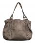 COACH (コーチ) ステッチド ロゴトートバッグ ブラウン：5000円