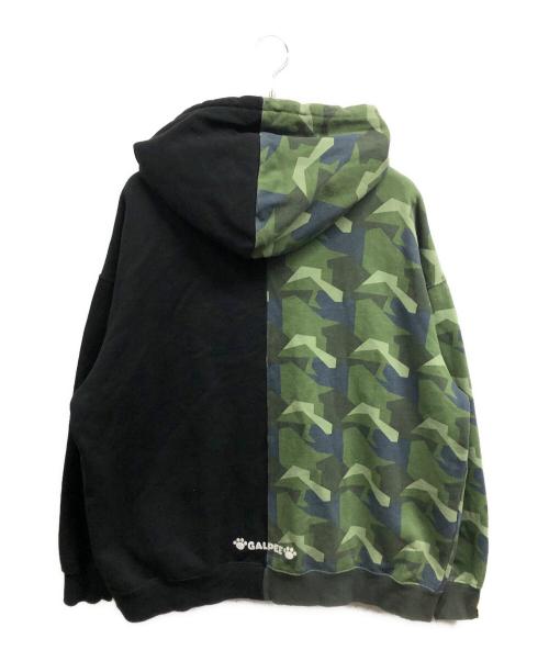 GALFY（ガルフィー）GALFY (ガルフィー) ジップパーカー ブラック サイズ:XLの古着・服飾アイテム