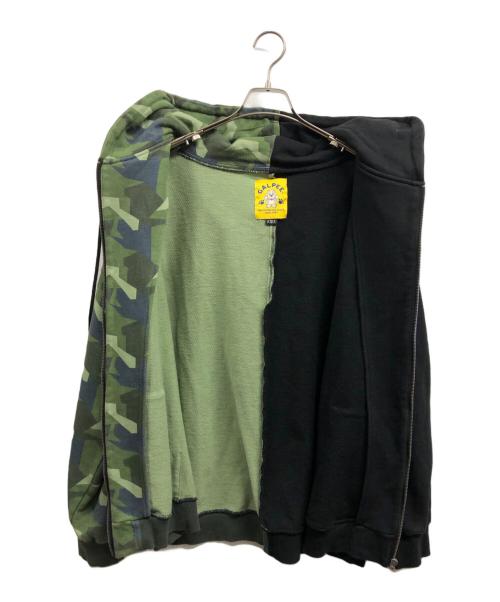 GALFY（ガルフィー）GALFY (ガルフィー) ジップパーカー ブラック サイズ:XLの古着・服飾アイテム