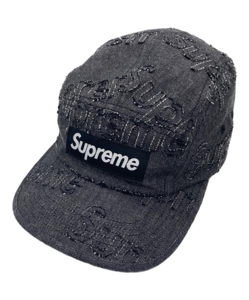 SUPREME（シュプリーム）Supreme (シュプリーム) 24FW Lasered Denim Camp Cap グレーの古着・服飾アイテム