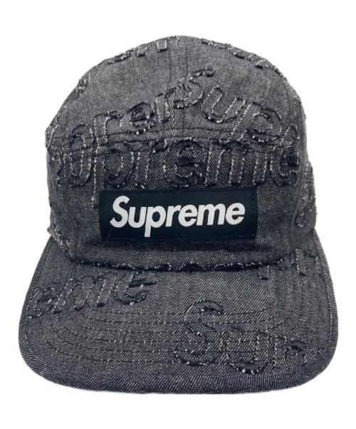 SUPREME（シュプリーム）Supreme (シュプリーム) 24FW Lasered Denim Camp Cap グレーの古着・服飾アイテム