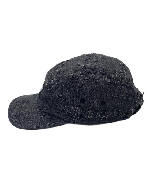 SUPREME（シュプリーム）Supreme (シュプリーム) 24FW Lasered Denim Camp Cap グレーの古着・服飾アイテム