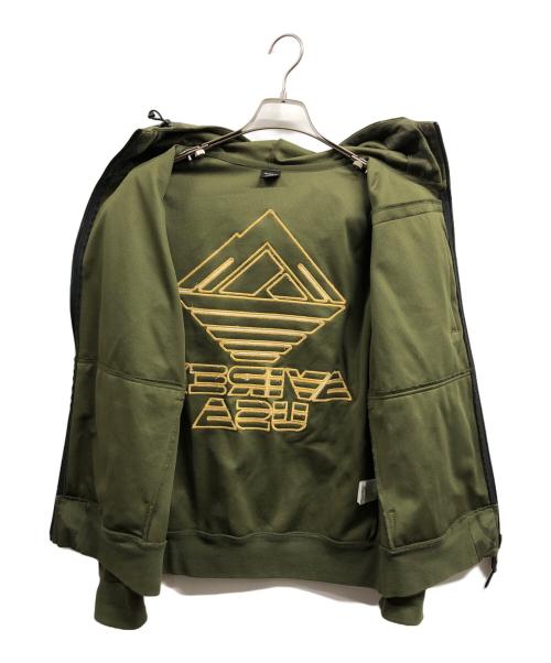 AVIREX（アヴィレックス）AVIREX (アヴィレックス) ウインドガード ジップパーカー カーキ サイズ:Lの古着・服飾アイテム