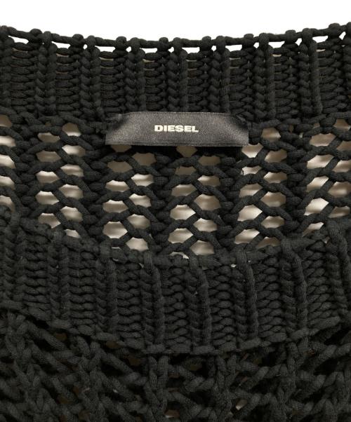 DIESEL（ディーゼル）DIESEL (ディーゼル) M-HOLS PULLOVER ブラック サイズ:Ｓ 未使用品の古着・服飾アイテム
