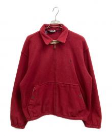 POLO RALPH LAUREN（ポロ・ラルフローレン）の古着「フリースジップブルゾン」｜レッド
