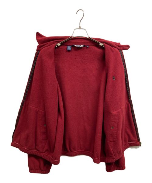 POLO RALPH LAUREN（ポロ・ラルフローレン）POLO RALPH LAUREN (ポロ・ラルフローレン) フリースジップブルゾン レッド サイズ:Lの古着・服飾アイテム