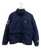AVIREXアヴィレックス）の古着「USMC ユーティリティー パディングジャケット」｜ネイビー