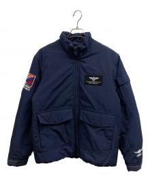 AVIREX（アヴィレックス）の古着「USMC ユーティリティー パディングジャケット」｜ネイビー
