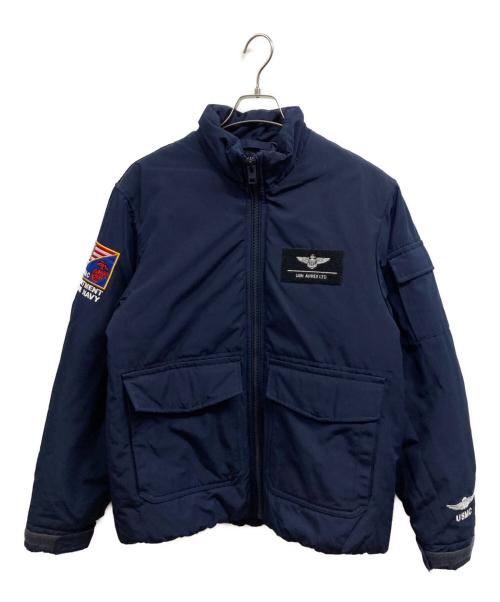 AVIREX（アヴィレックス）AVIREX (アヴィレックス) USMC ユーティリティー パディングジャケット ネイビー サイズ:Lの古着・服飾アイテム