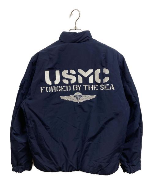AVIREX（アヴィレックス）AVIREX (アヴィレックス) USMC ユーティリティー パディングジャケット ネイビー サイズ:Lの古着・服飾アイテム