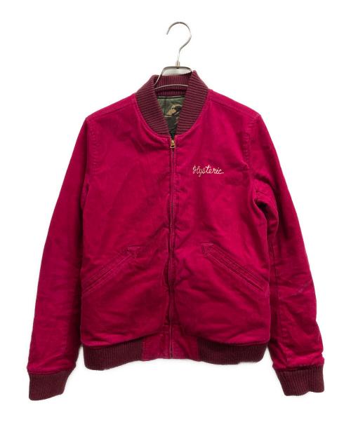 hysterics（ヒステリックス）hysterics (ヒステリックス) リバーシブルブルゾン ピンク サイズ:FREEの古着・服飾アイテム