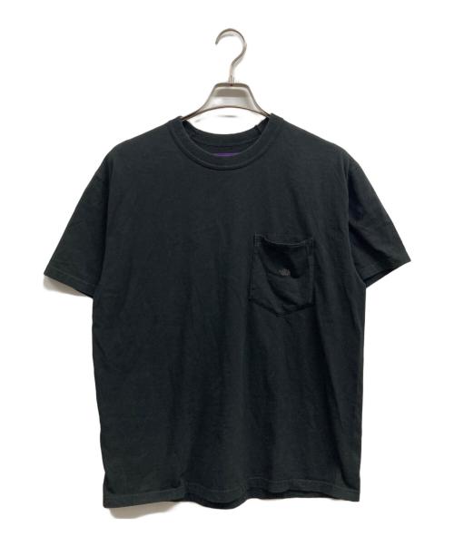 THE NORTHFACE PURPLELABEL（ザ・ノースフェイス パープルレーベル）THE NORTHFACE PURPLELABEL (ザ・ノースフェイス パープルレーベル) 7oz Pocket Tee ブラック サイズ:Ｓの古着・服飾アイテム