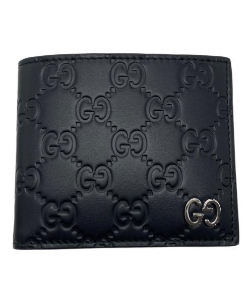 GUCCI（グッチ）GUCCI (グッチ) 札入れ ブラックの古着・服飾アイテム