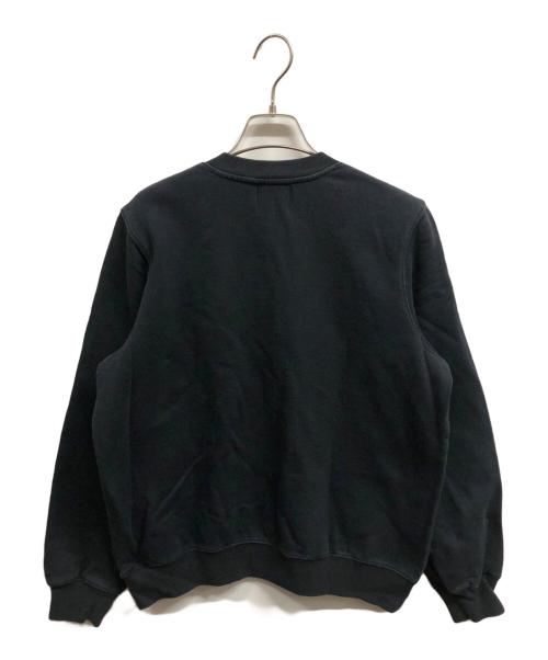 stussy（ステューシー）stussy (ステューシー) vネックスウェット/stussyスウェット ブラック サイズ:Ｓの古着・服飾アイテム