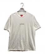 SUPREMEシュプリーム）の古着「18fw Nouveau Logo  Tee」｜ホワイト