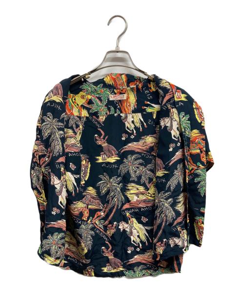 Sun Surf（サンサーフ）Sun Surf (サンサーフ) アロハシャツ ブラック サイズ:XSの古着・服飾アイテム