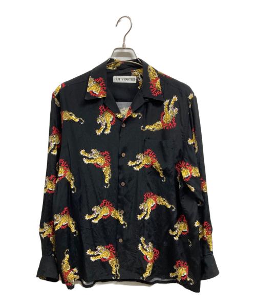WACKO MARIA（ワコマリア）WACKO MARIA (ワコマリア) TIM LEHI (ティム リーハイ) 24AW HAWAIIAN SHIRT L/S ブラック サイズ:Mの古着・服飾アイテム