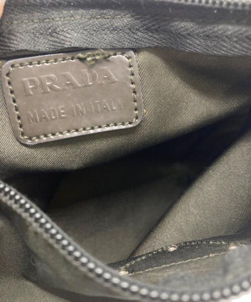 PRADA（プラダ）PRADA (プラダ) ナイロンポーチ グリーンの古着・服飾アイテム