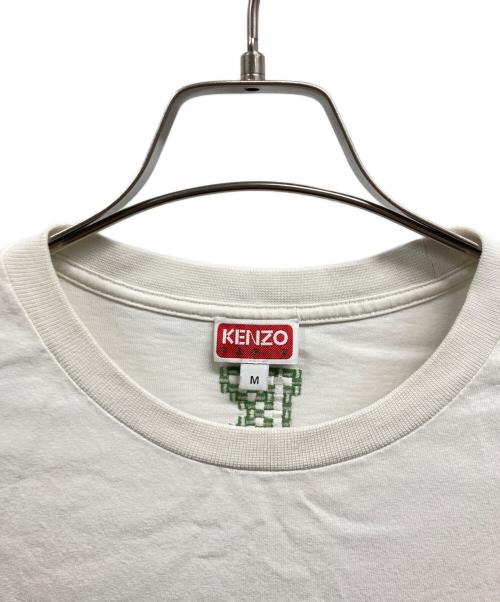 KENZO（ケンゾー）KENZO (ケンゾー) Pixels Embroidery T-shirt ホワイト サイズ:Mの古着・服飾アイテム