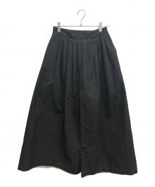 MANOF（マノフ）の古着「LAYER TUCK SKIRT」｜ブラック