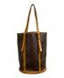 LOUIS VUITTON（ルイ ヴィトン）の古着「モノグラム バケットGM」｜ブラウン
