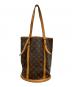 LOUIS VUITTON (ルイ ヴィトン) モノグラム バケットGM ブラウン：45000円