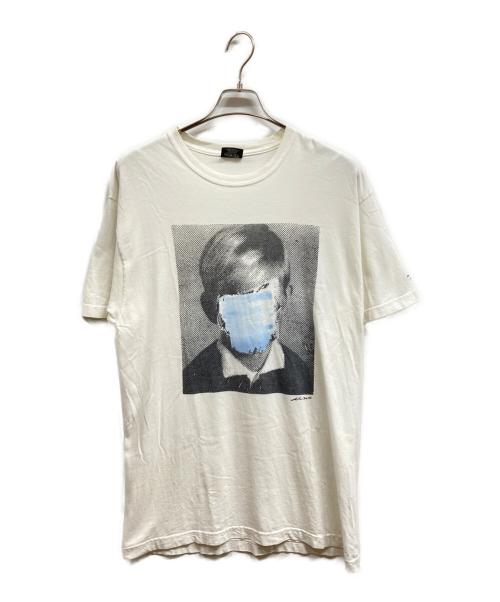 stussy（ステューシー）stussy (ステューシー) プリントTシャツ ホワイト サイズ:Lの古着・服飾アイテム