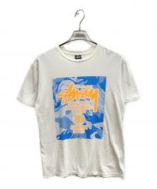 stussy（ステューシー）の古着「プリントTシャツ	/stussyTシャツ」｜ホワイト
