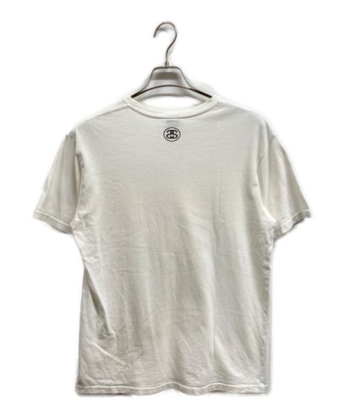 stussy（ステューシー）stussy (ステューシー) プリントTシャツ	/stussyTシャツ ホワイト サイズ:Lの古着・服飾アイテム