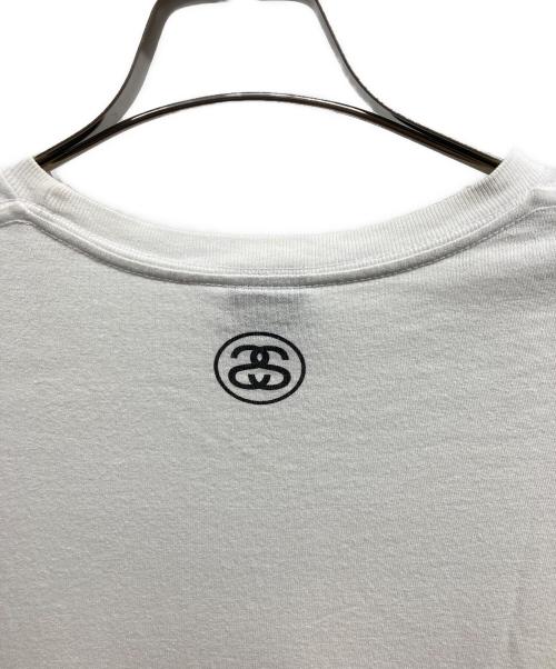 stussy（ステューシー）stussy (ステューシー) プリントTシャツ	/stussyTシャツ ホワイト サイズ:Lの古着・服飾アイテム