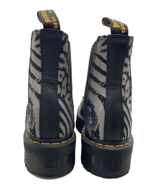 Dr.Martens（ドクターマーチン）Dr.Martens (ドクターマーチン) チェルシーブーツ ブラック×グレー サイズ:UK7の古着・服飾アイテム