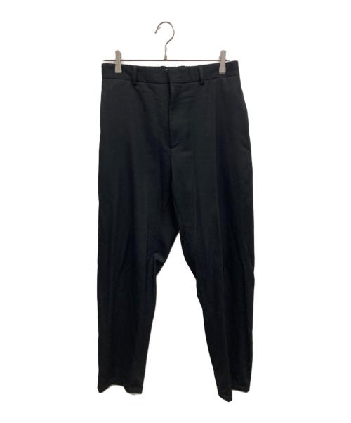 JIL SANDER（ジルサンダー）JIL SANDER (ジルサンダー) ウールストレートスラックス ブラック サイズ:46の古着・服飾アイテム