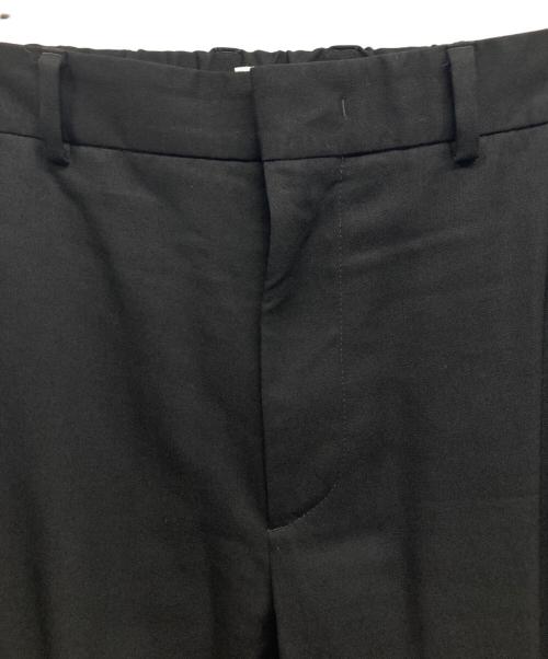 JIL SANDER（ジルサンダー）JIL SANDER (ジルサンダー) ウールストレートスラックス ブラック サイズ:46の古着・服飾アイテム