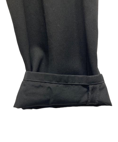 JIL SANDER（ジルサンダー）JIL SANDER (ジルサンダー) ウールストレートスラックス ブラック サイズ:46の古着・服飾アイテム