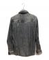 DIESEL (ディーゼル) 転写プリント長袖シャツ ブラック サイズ:46：10000円