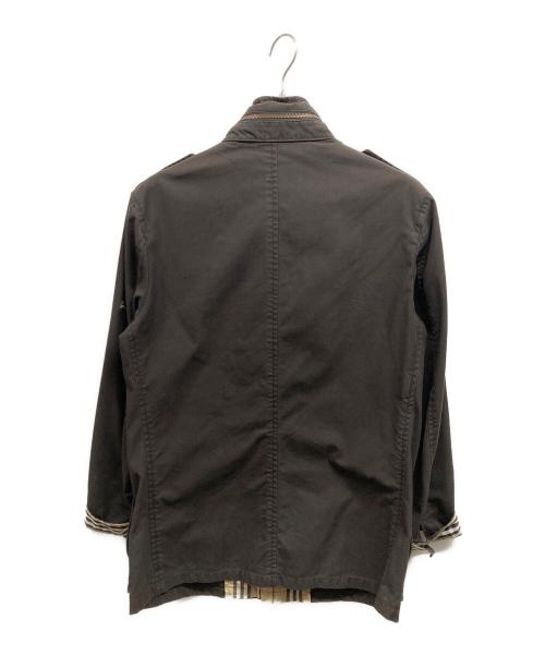 BURBERRY BLACK LABEL（バーバリーブラックレーベル）BURBERRY BLACK LABEL (バーバリーブラックレーベル) ジップアップジャケット ブラウン サイズ:Lの古着・服飾アイテム