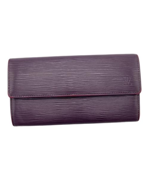 LOUIS VUITTON（ルイ ヴィトン）LOUIS VUITTON (ルイ ヴィトン) エピ ポルトフォイユ･サラ パープルの古着・服飾アイテム