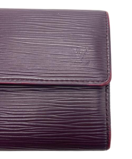 LOUIS VUITTON（ルイ ヴィトン）LOUIS VUITTON (ルイ ヴィトン) エピ ポルトフォイユ･サラ パープルの古着・服飾アイテム