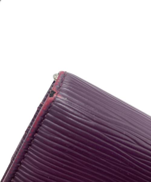 LOUIS VUITTON（ルイ ヴィトン）LOUIS VUITTON (ルイ ヴィトン) エピ ポルトフォイユ･サラ パープルの古着・服飾アイテム
