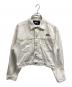 stussy（ステューシー）の古着「cropped denim jacket」｜ホワイト