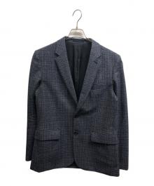 PAUL SMITH（ポールスミス）の古着「2Bチェックテーラードジャケット」｜ネイビー