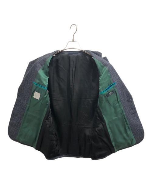 PAUL SMITH（ポールスミス）Paul Smith (ポールスミス) 2Bチェックテーラードジャケット ネイビー サイズ:Lの古着・服飾アイテム